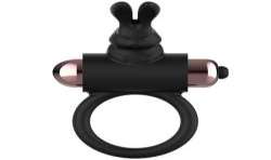 COQUETTE CHIC DESIRE COCK RING ANILLO VIBRADOR NEGRO GOLD