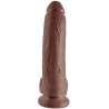 KING COCK 9 PENE REALISTICO MARRON 229CM
