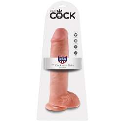 KING COCK 11 PENE REALISTICO NATURAL 28 CM