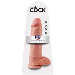 KING COCK 12 PENE REALISTICO NATURAL 3048 CM