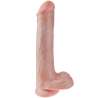 KING COCK PENE CON TESTICULOS 356 CM COLOR NATURAL