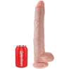 KING COCK PENE CON TESTICULOS 356 CM COLOR NATURAL