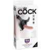 KING COCK HARNESS CON PENE REALISTICO 1520CM