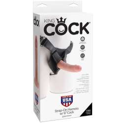 KING COCK HARNESS CON PENE REALISTICO 1520CM