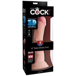 KINGCOCK DILDO TRIPLE DENSIDAD 216 CM