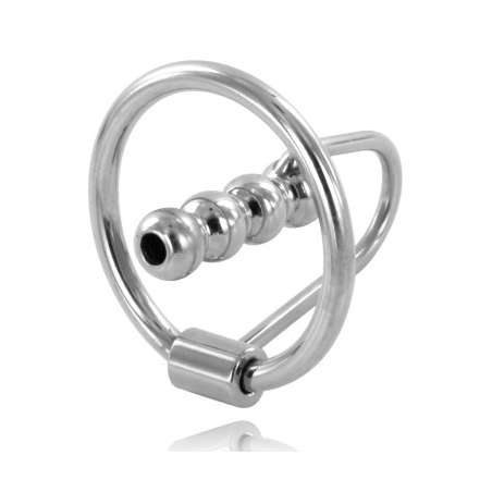 METALHARD ANILLO GLANDE CON PLUG URETRAL 28MM