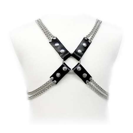 LEATHER BODY CHAIN HARNESS