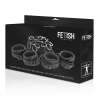 FETISH SUBMISSIVE SET ATADURAS CAMA LUXURY CON FORRO DE NOPRENO