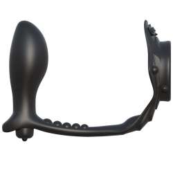 FANTASY C RINGZ ROCK HARD ANILLO POTENCIADOR CON PLUG ANAL