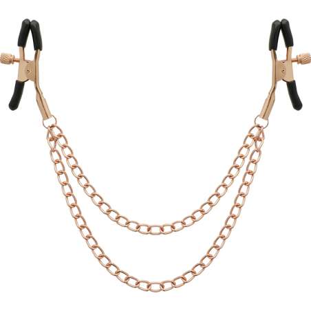 COQUETTE CHIC DESIRE FANTASY PINZAS METALICAS PEZONES CON CADENA