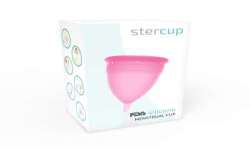 STERCUP COPA MENSTRUAL FDA SILICONE TALLA S ROSA