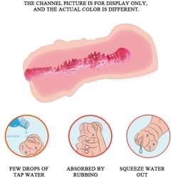 CRAZY BULL MASTURBADOR WATER SKIN VAGINA CON BALAS VIBRADORAS