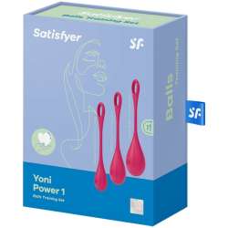 SATISFYER YONI POWER 1 KIT DE ENTRENAMIENTO ROJO