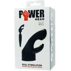 POWER HEAD CABEZAL INTERCAMBIALE PARA MASAJEADOR ESTIMULACION PUNTO G Y CLITORIS