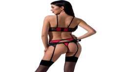 PASSION WOMAN SCARLET SET ROJO S M