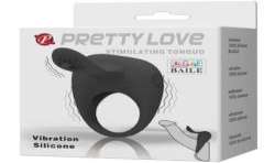 PRETTY LOVE ANILLO VIBRADOR CON LENGUA