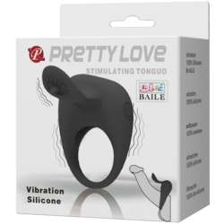 PRETTY LOVE ANILLO VIBRADOR CON LENGUA