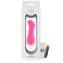 DOLCE VITA G SPOT VIBRADOR SILICONA ROSA