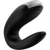 SATISFYER DOUBLE FUN PARTNER VIBRATOR NEGRO