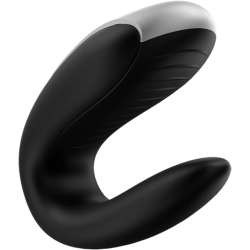 SATISFYER DOUBLE FUN PARTNER VIBRATOR NEGRO