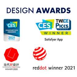 SATISFYER DOUBLE FUN PARTNER VIBRATOR NEGRO