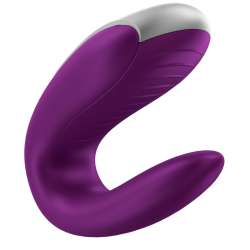 SATISFYER DOUBLE FUN PARTNER VIBRATOR LILA