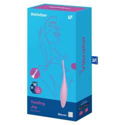SATISFYER TWIRLING JOY ESTIMULADOR CLITORIS ROSA