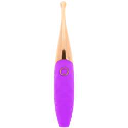 OHMAMA ESTIMULADOR CLITORIS RECARGABLE 36 MODOS LILA PINKGOLD