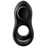 SATISFYER LEGENDARY DUO ANILLO VIBRADOR NEGRO