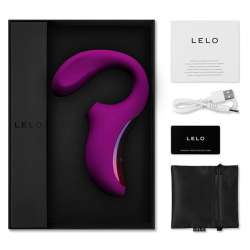 LELO ENIGMA DOBLE ESTIMULACIoN SUCCION MASAJEADOR DEEP ROSE