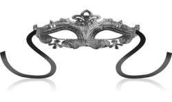 OHMAMA MASKS ANTIFAZ ESTILO VENECIANO SILVER
