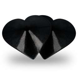COQUETTE CHIC DESIRE CUBRE PEZONES CORAZONES NEGROS