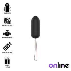 ONLINE HUEVO VIBRADOR CONTROL REMOTO L NEGRO