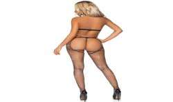 LEG AVENUE TOP CUERPO DE RED CON TANGA Y MEDIAS