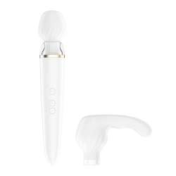 SATISFYER DOUBLE WAND ER APP BLANCO