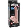 KING COCK PLUS 3D COCK SWINGING BALLS 245 CM NATURAL