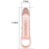 BAILE FUNDA EXTENSORA PENE CON STRAP PARA TESTICULOS 135 CM