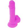 DIVERSIA DILDO FLEXIBLE CON VIBRACION 205 CM LILA