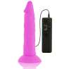 DIVERSIA DILDO FLEXIBLE CON VIBRACION 23 CM LILA