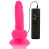 DIVERSIA DILDO FLEXIBLE CON VIBRACION 17 CM ROSA
