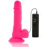 DIVERSIA DILDO FLEXIBLE CON VIBRACION 205 CM ROSA
