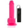 DIVERSIA DILDO FLEXIBLE CON VIBRACION 205 CM ROSA