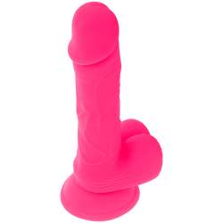 DIVERSIA DILDO FLEXIBLE CON VIBRACION 205 CM ROSA
