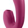 SATISFYER SUNRAY ESTIMULADOR Y VIBRADOR APP ROJO