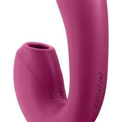 SATISFYER SUNRAY ESTIMULADOR Y VIBRADOR APP ROJO