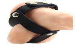 OHMAMA FETISH FUNDA CUERO DE CASTIDAD PARA TESTICULOS