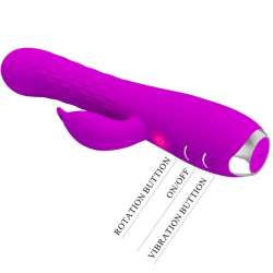 PRETTY LOVE MOLLY VIBRADOR CON ROTACION RECARGABLE