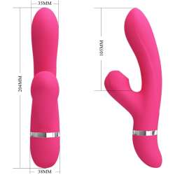 PRETTY LOVE WILLOW VIBRADOR Y SUCCIONADOR RABBIT