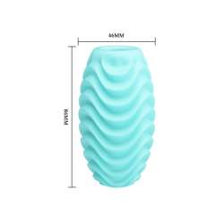 PRETTY LOVE HUEVO MASTURBADOR DOBLE CARA TURQUESA