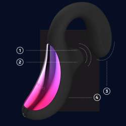 LELO ENIGMA CRUISE MASAJEADOR SONICO DOBLE ESTIMULACION NEGRO